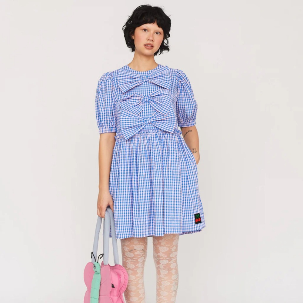 Lazy Oaf Blue Gingham Dress